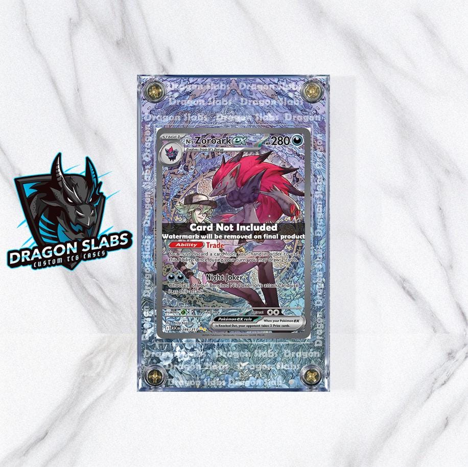 Pokemon N's Zoroark EX 286/217 Ascended Heroes Extended Artwork Case
