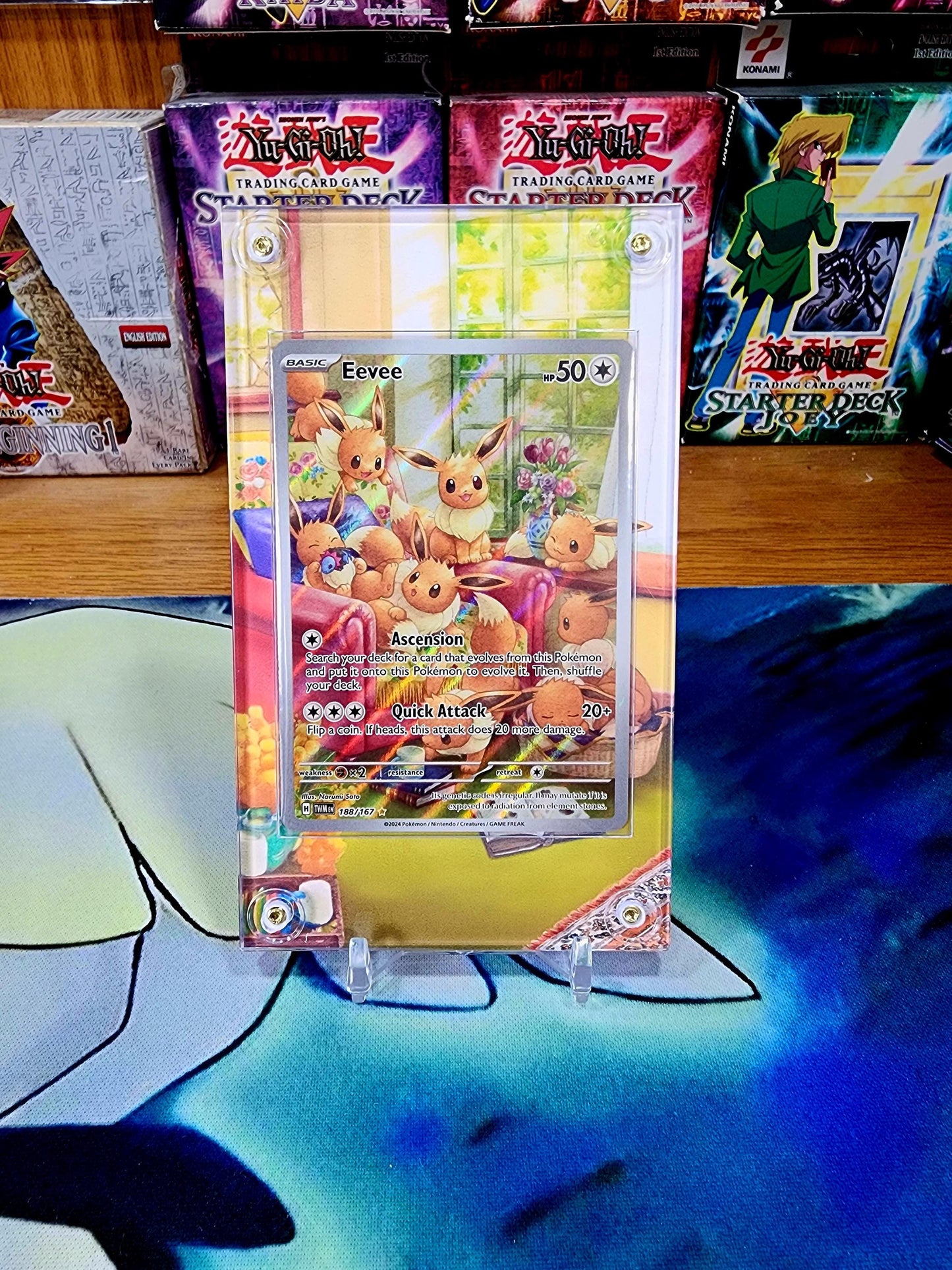 Pokemon Eevee 188 IR Twilight Masquerade Extended Artwork Case