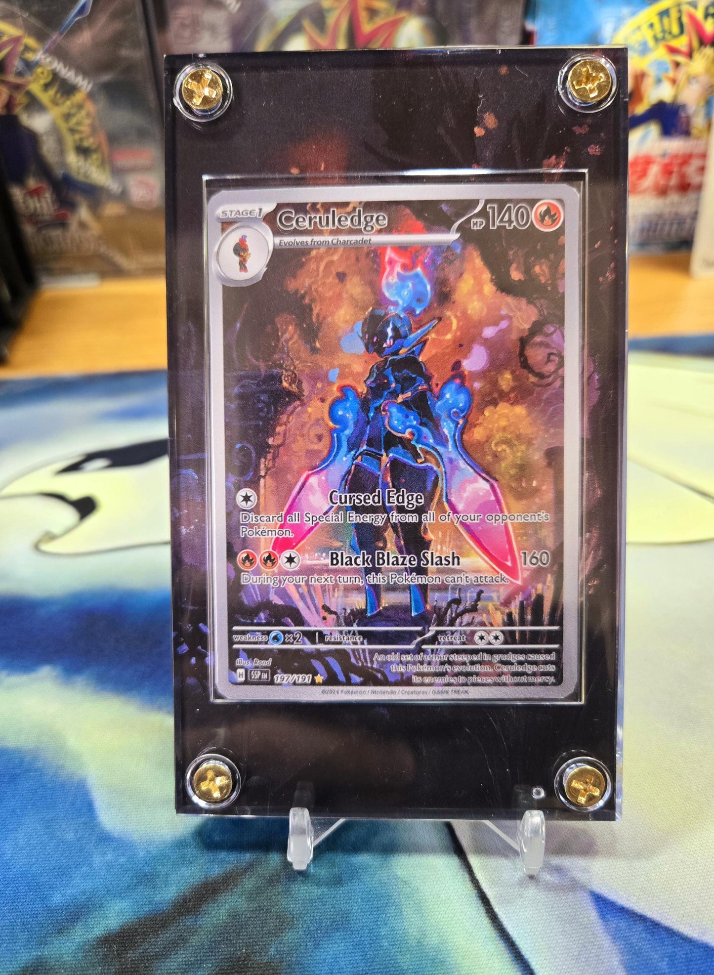 Pokemon Ceruledge 197/191 Surging Sparks Custom Extended Artwork Case