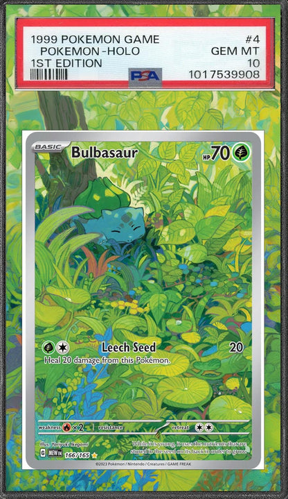 Bulbasaur 166/165 PSA bgs CGC tag Extended Artwork Pokemon 151