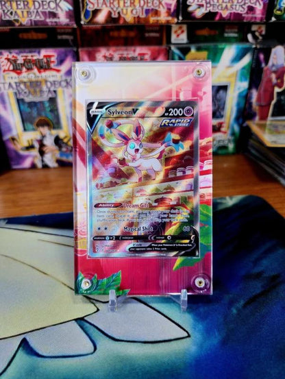 Pokemon Sylveon VMAX Alt Art 184/203 212/203 SWSH Evolving Skies Custom Display Cases