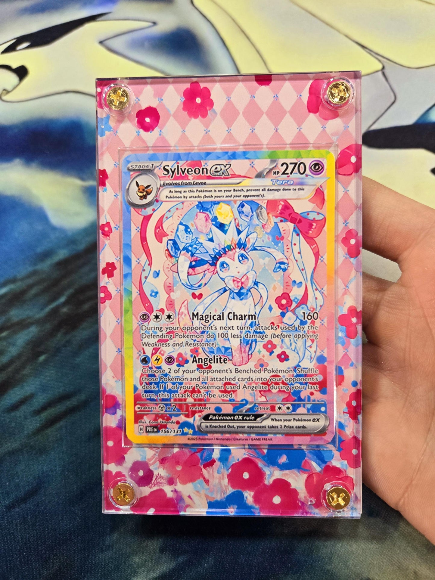 Pokemon Sylveon EX SIR 156/131 Prismatic Evolutions Custom Case