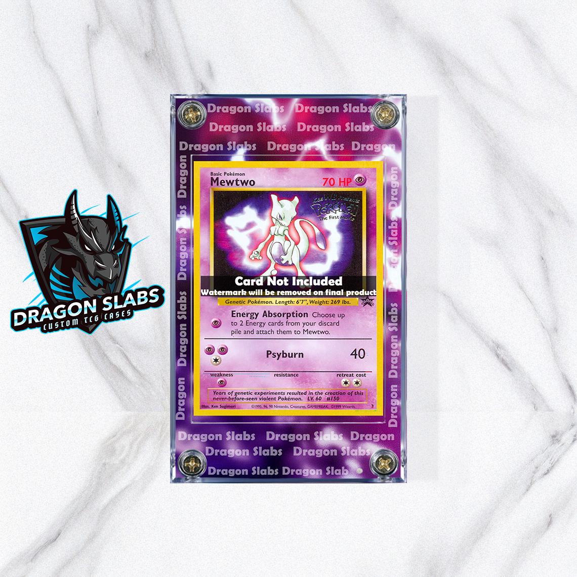 Pokemon Mewtwo Black Star Promo #3 Extended Art Custom Case
