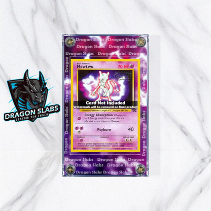 Pokemon Mewtwo Black Star Promo #3 Extended Art Custom Case