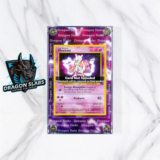 Pokemon Mewtwo Black Star Promo #3 Extended Art Custom Case
