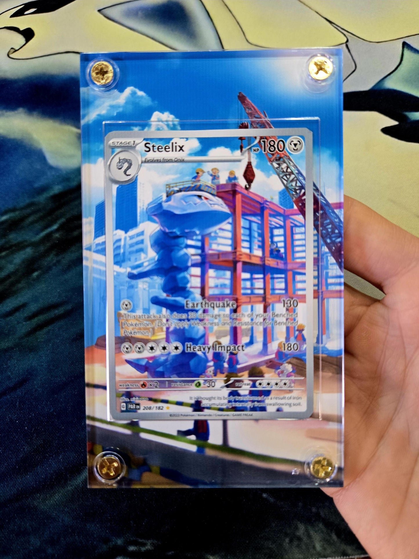 Pokemon Steelix 208/182 Paradox Rift Extended Artwork Case