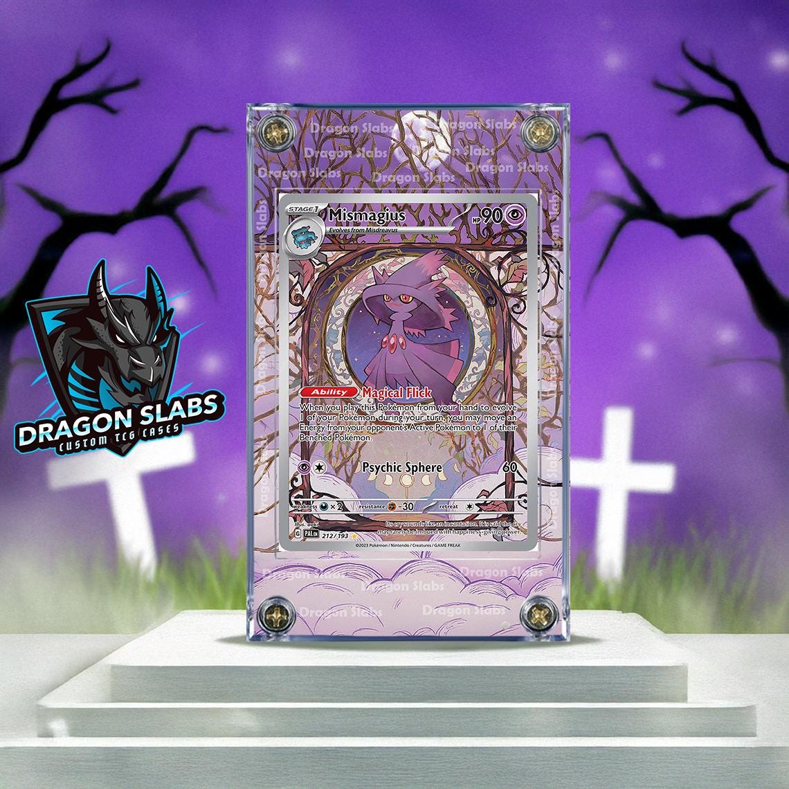 Pokemon Mismagius IR Paldea Evolved 212/35 Extended Artwork Case