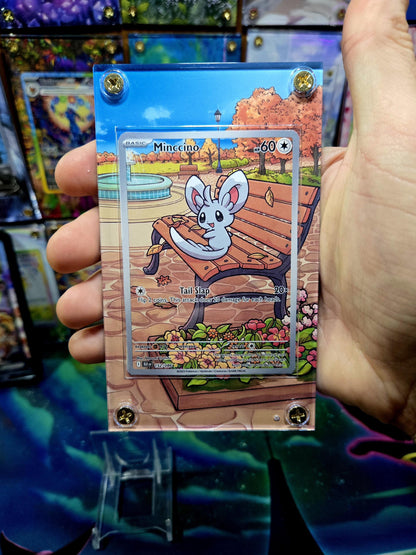 x2 Pokemon Minccino & Cinccino 152 153/086 IR Black Bolt Extended Art Cases