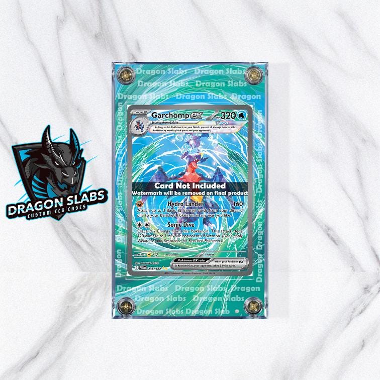 Pokemon Garchomp EX SIR 245/182 Paradox Rift Extended Artwork Case