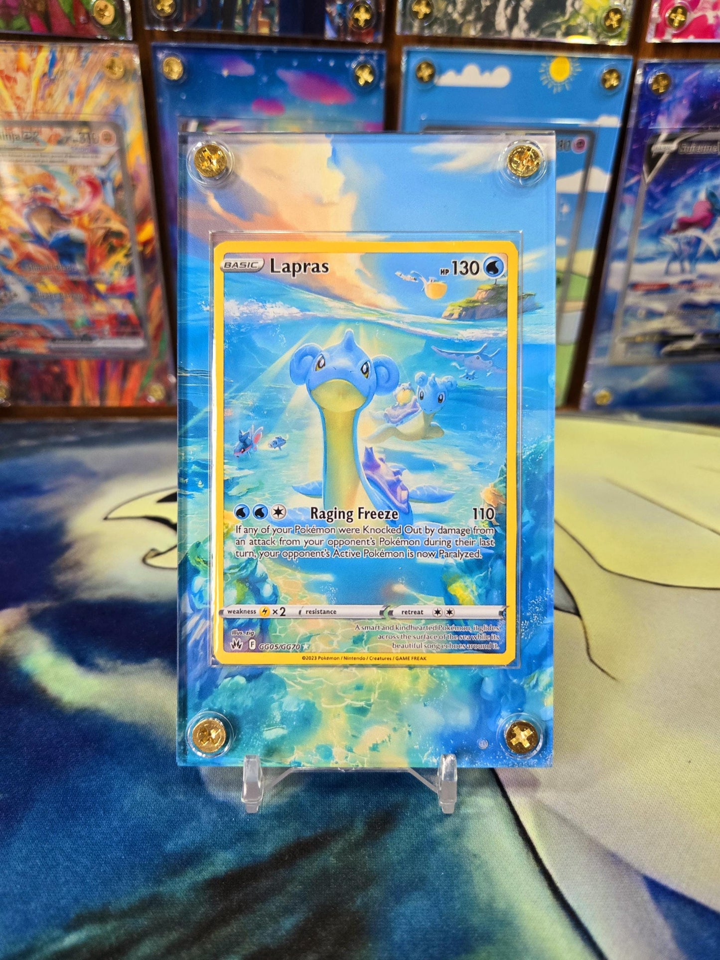 Pokemon Lapras GG05/GG70 Crown Zenith Extended Artwork Custom Case