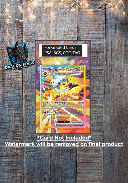 Jolteon EX SIR 153 Prismatic Evolutions Psa Bgs Cgc Tag Extended Artwork Pokemon TCG