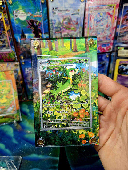 Pokemon Servine IR 088/086 Black Bolt Extended Art Case