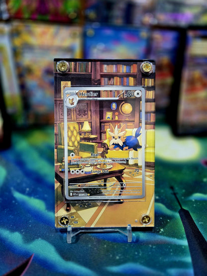 x3 Pokemon Lillipup Herdier Stoutland IR 154 155 156 White Flare Extended Art Cases