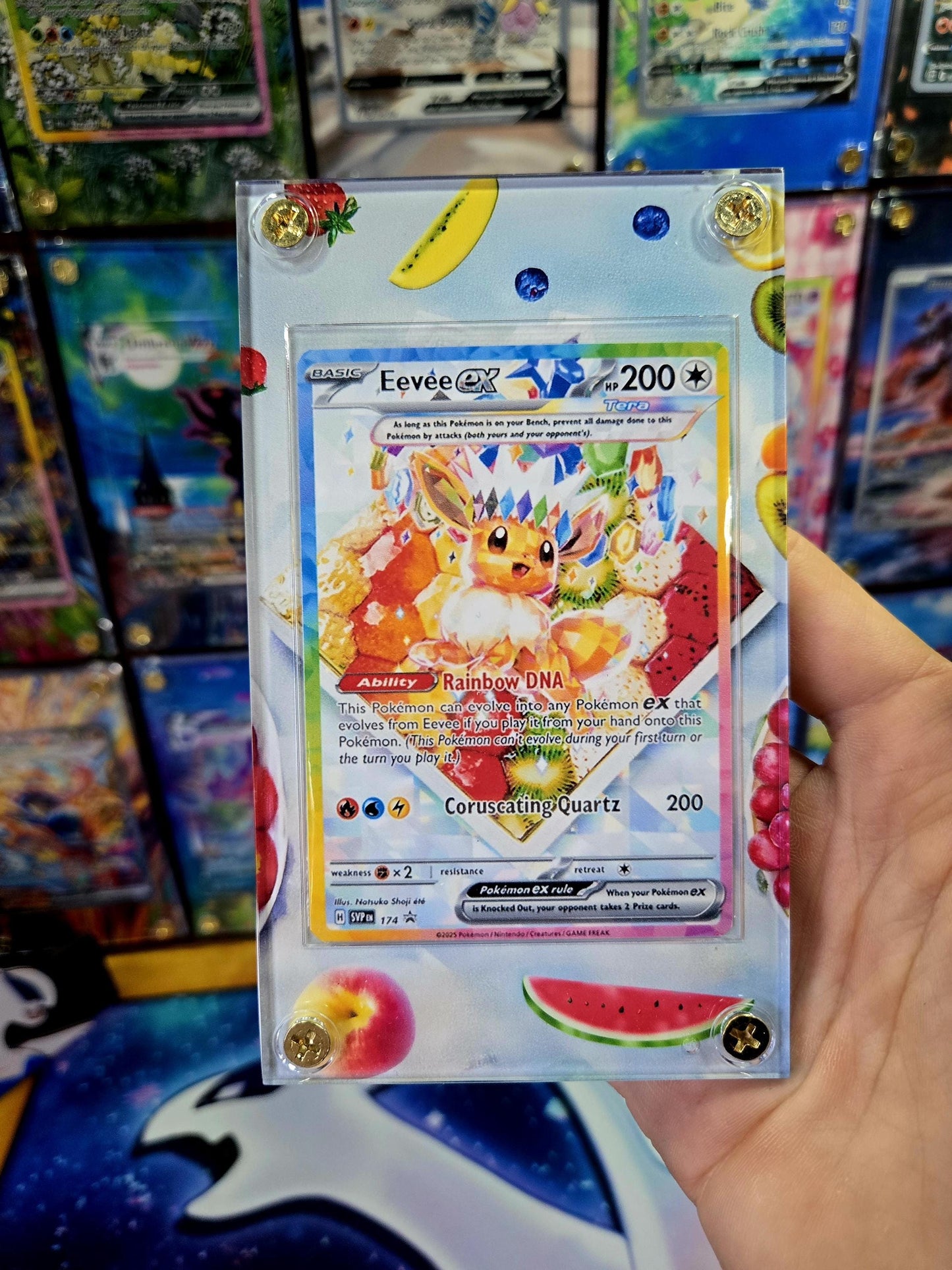 Pokemon Eevee Promo 174 Prismatic Evolutions SPC Custom Extended Artwork Case