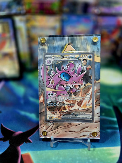 Pokemon Nidoking ex 233/182 Destined Rivals Extended Art Case
