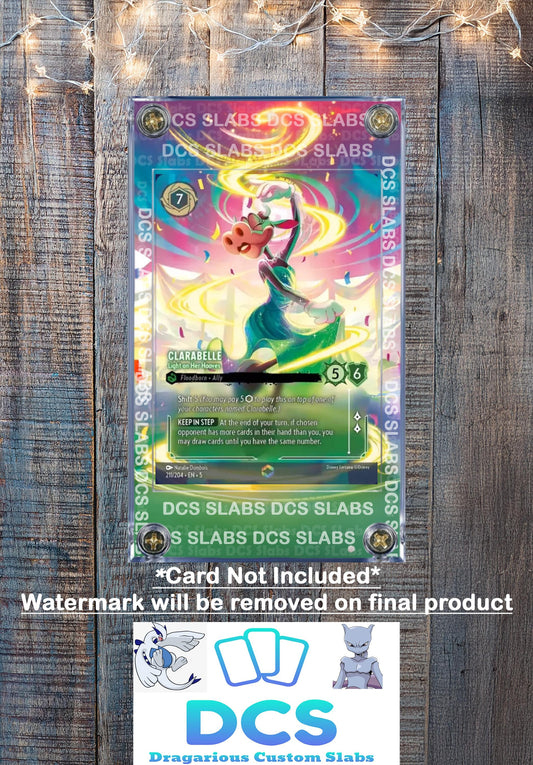 Disney Lorcana Shimmering Skies Clarabelle Light on Her Hooves 211/204 Enchanted Chapter 5 Custom Case