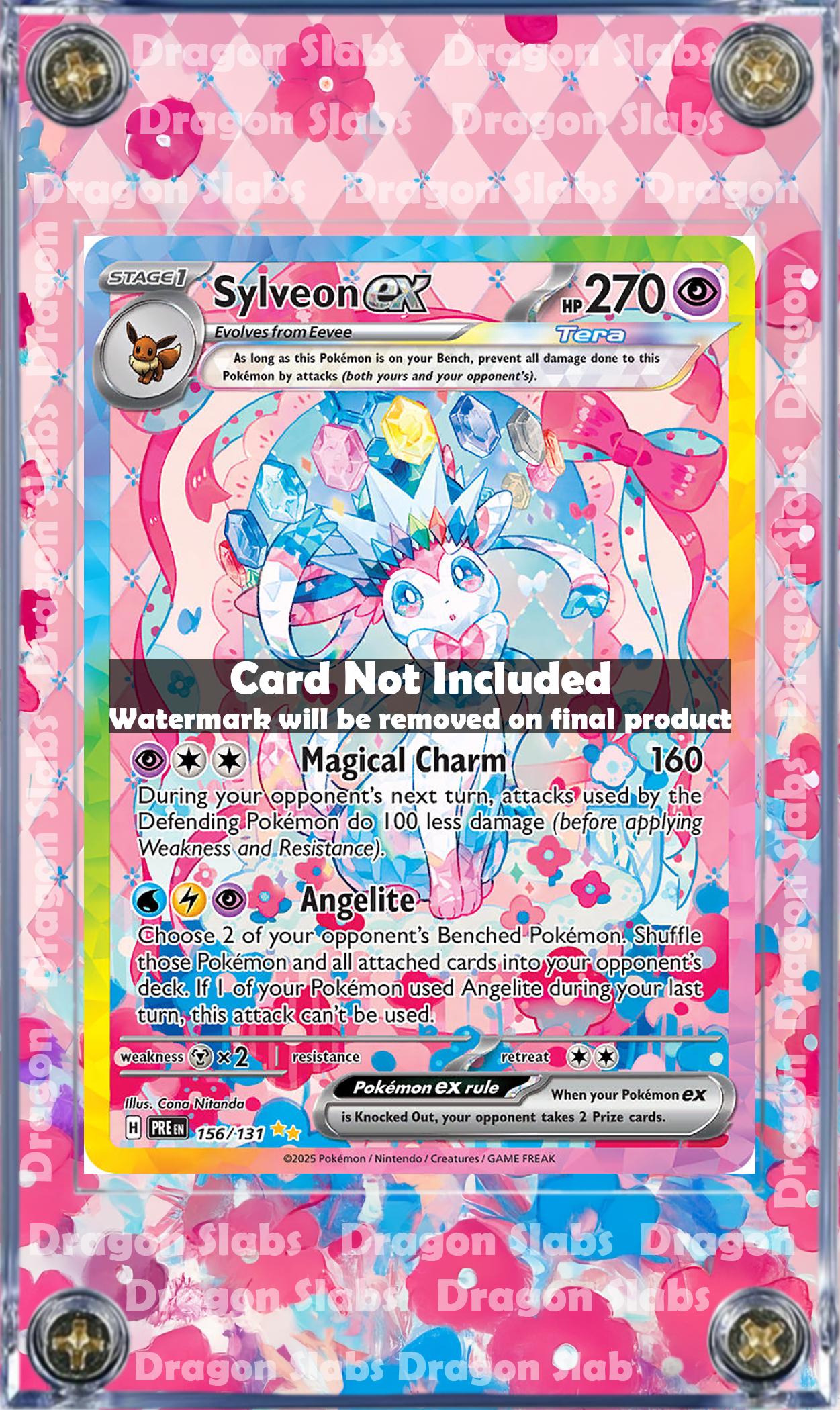 Pokemon Sylveon EX SIR 156/131 Prismatic Evolutions Custom Case