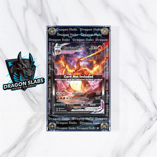 Pokemon Charizard VMAX SWSH261 Promo Custom Display Case Slab Extended Artwork