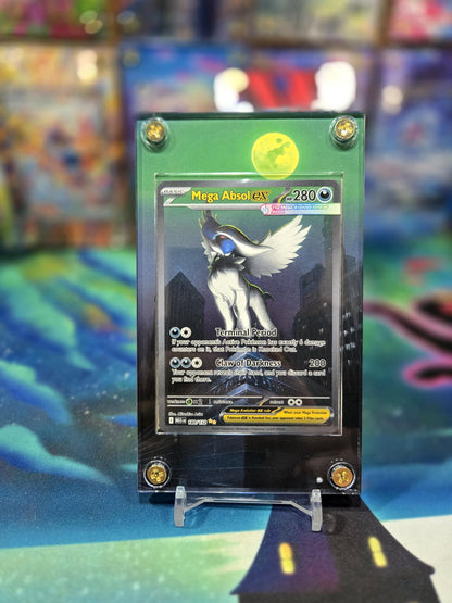 Pokemon Mega Absol EX 180/132 SIR Mega Evolution Extended Art Custom Case