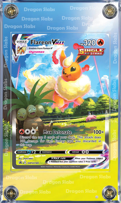 Pokemon Flareon VMAX Alt Art SWSH180 Extended Artwork Case