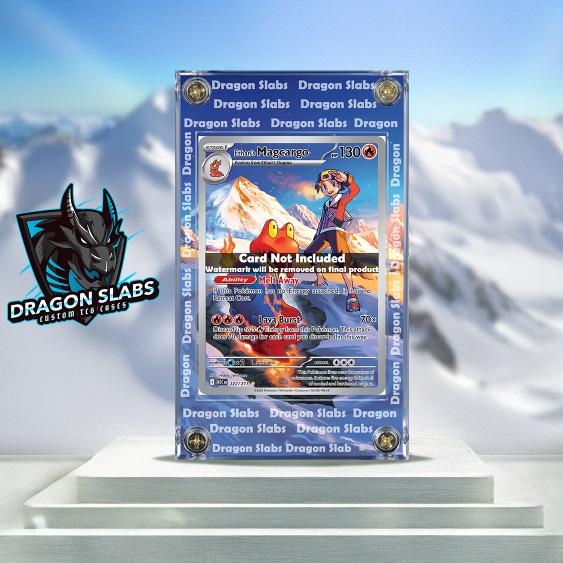 Pokemon Ethan's Magcargo IR 222/217 Ascended Heroes Extended Artwork Case