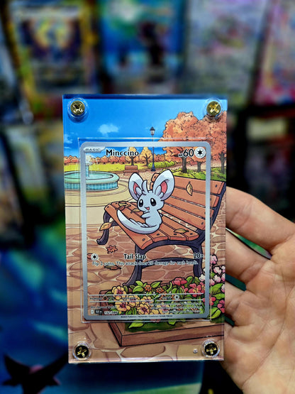 Pokemon Minccino 152/086 IR Black Bolt Extended Art Case