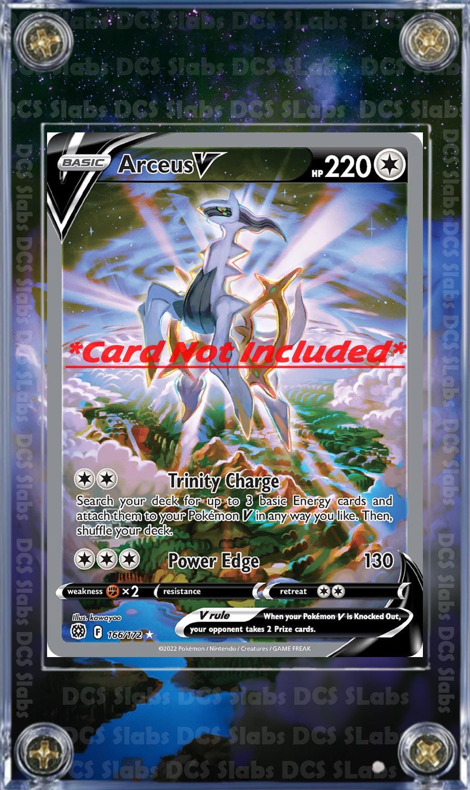 Pokemon Arceus V 166 Astral Radiance Alt Art Display Case Extended Artwork