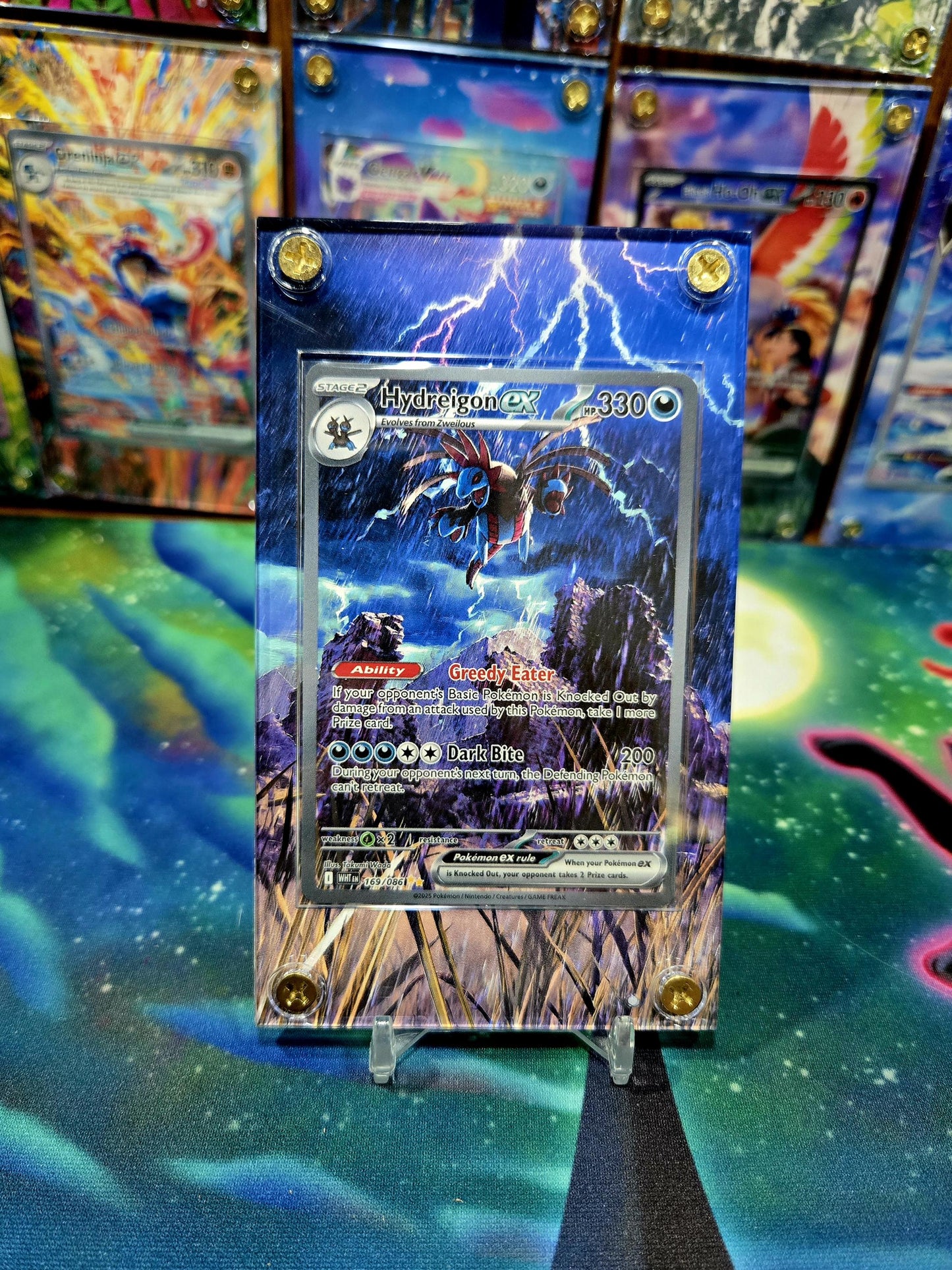 Pokemon Hydreigon EX SIR 169/086 White Flare Extended Art Case