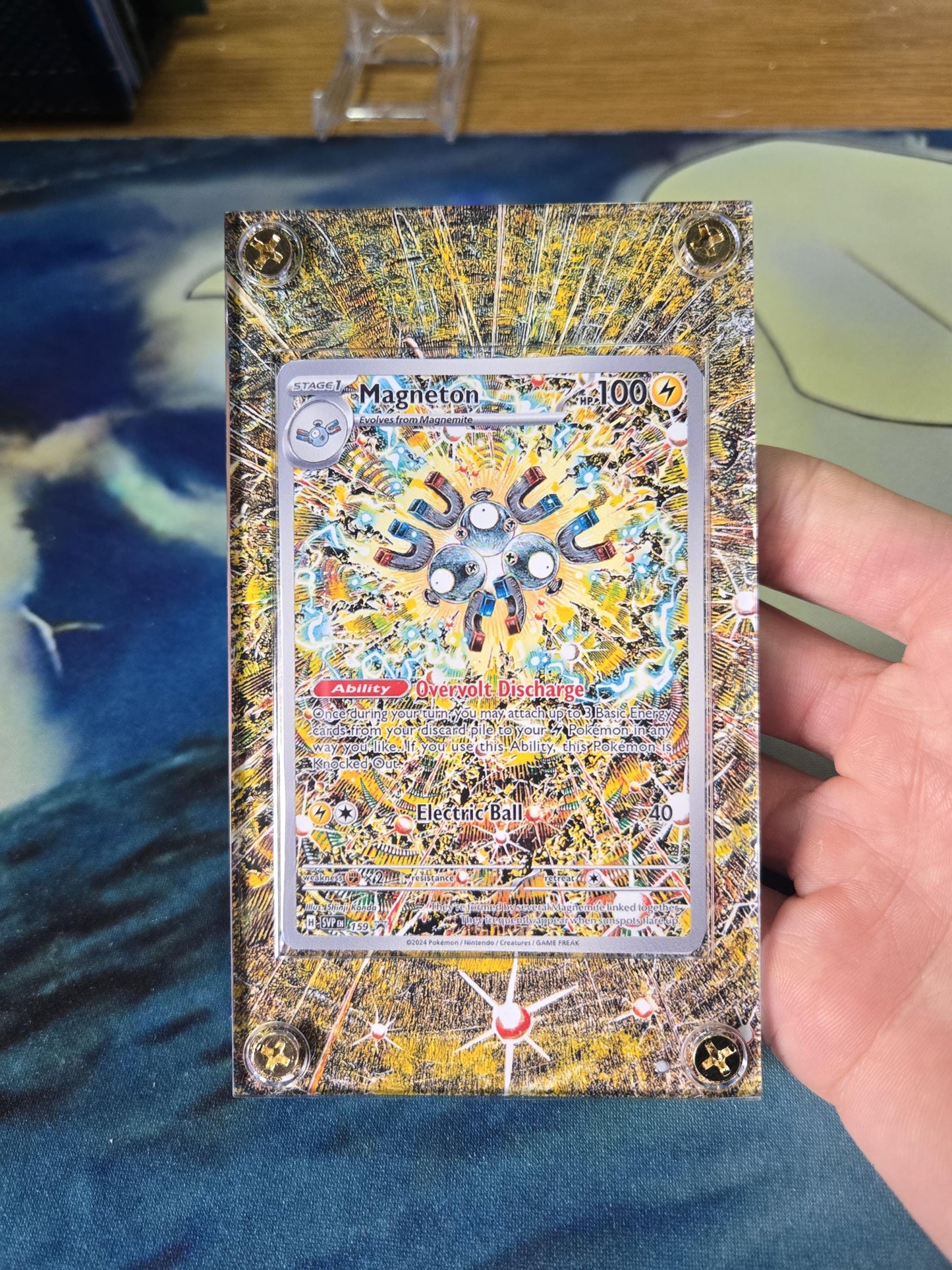 Pokemon Magneton Black Star Promo Surging Sparks 159 Extended Artwork Case
