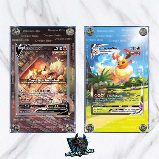 Pokemon Flareon Vmax & V Alt Art SWSH180 SWSH179 Promo Extended Artwork Cases