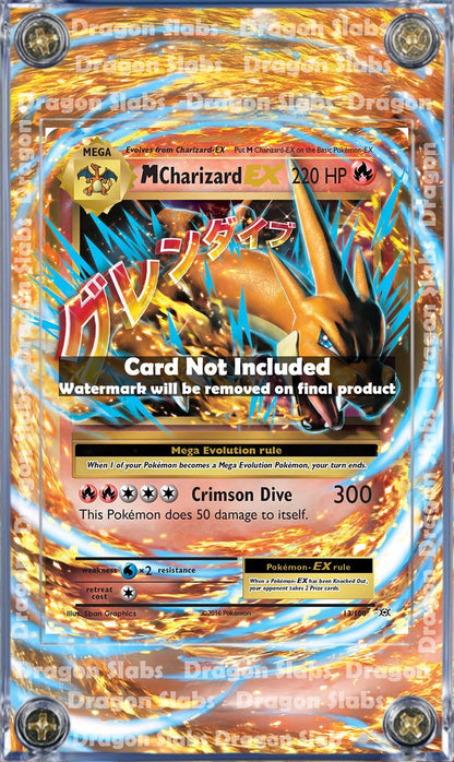 Pokemon M Charizard Ex Evolutions 13/108 Custom Case Extended Artwork