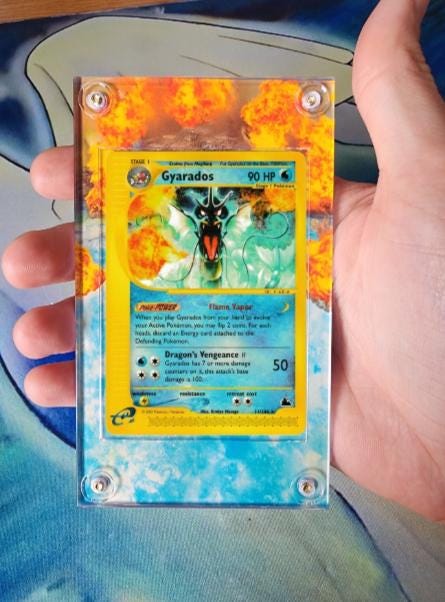Pokemon Skyridge Gyarados 11/144 H10 Extended Artwork Case