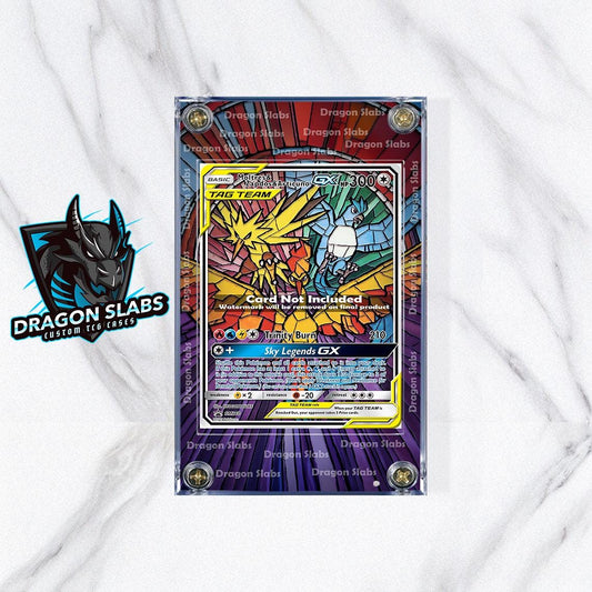 Pokemon Moltres Zapdos Articuno GX SM210 Hidden Fate Promo Extended Artwork Case