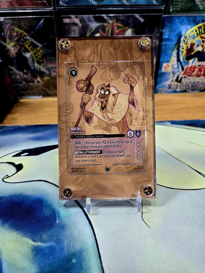Disney Lorcana Azurite Sea Rafiki Ethereal Guide 208/204 Enchanted Chapter 6 Custom Case