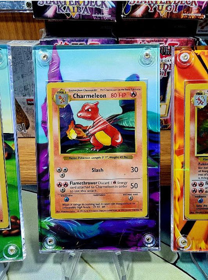Pokemon Charmeleon Base Set Extended Artwork Display Case