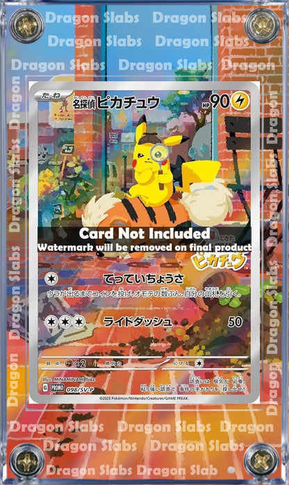 Pokemon Detective Pikachu 098-SV-P Promo Extended Artwork Display Case