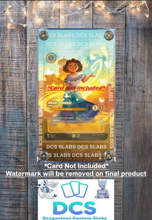 Disney Lorcana Mirabel Madrigal Family Gatherer Champtionship Promo Enchanted Custom Case