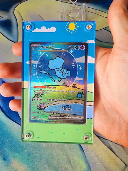 Pokemon Mew EX SIR Paldean Fates 232 Extended Artwork Case