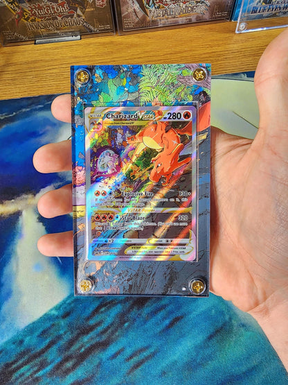 Pokemon Charizard Vstar SWSH262 Promo Custom Display Case Slab Extended Artwork