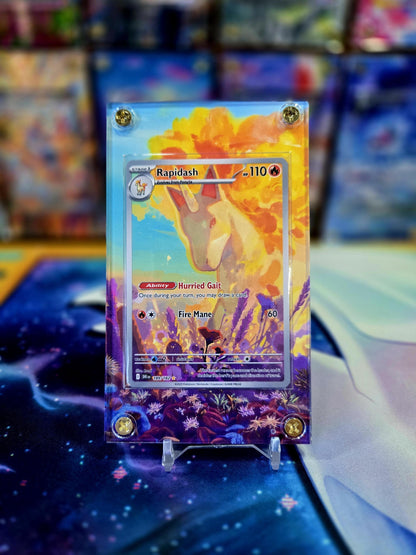 Pokemon Rapidash 189/182 IR Destined Rivals Extended Art Case