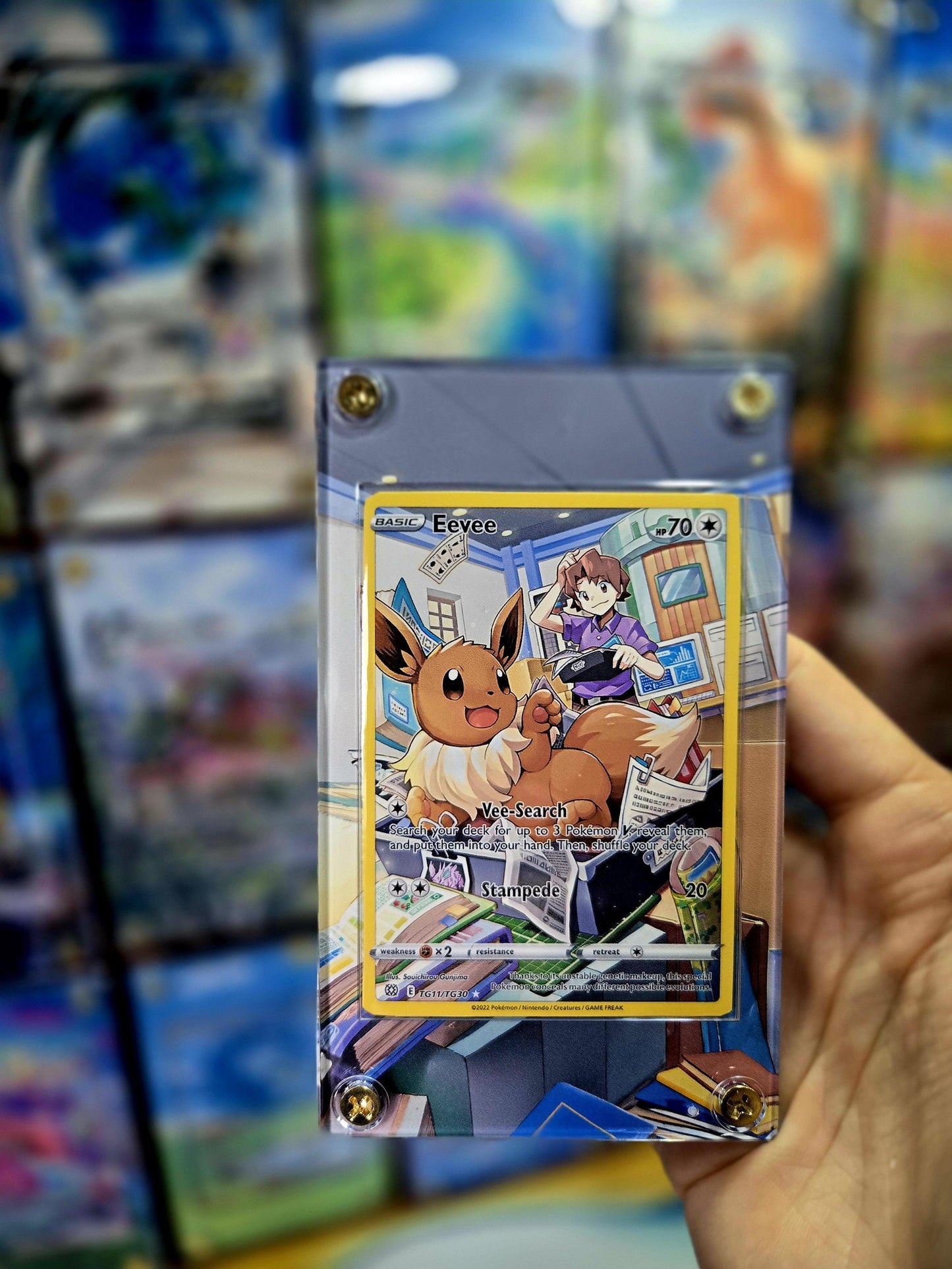 Pokemon Eevee TG11/TG30 Swsh09: Brilliant Stars Extended Artwork Custom Case