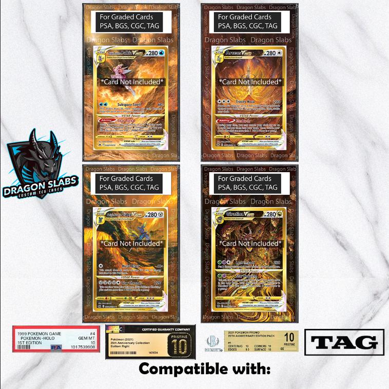 X4 Arceus Dialga Giratina Palkia Crown Zenith PSA bgs CGC tag Extended Artwork Pokemon