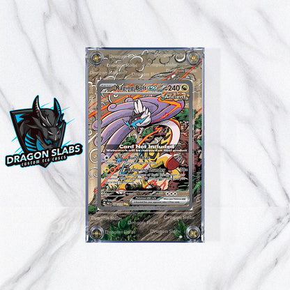 Pokemon Raging Bolt EX SIR 166/131 Prismatic Evolutions Extended Artwork Case
