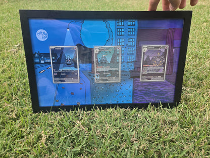 Pokemon Duskull Duclops Dusknoir Shrouded Fable 8.5 x 14" Display Frame Extended Artwork