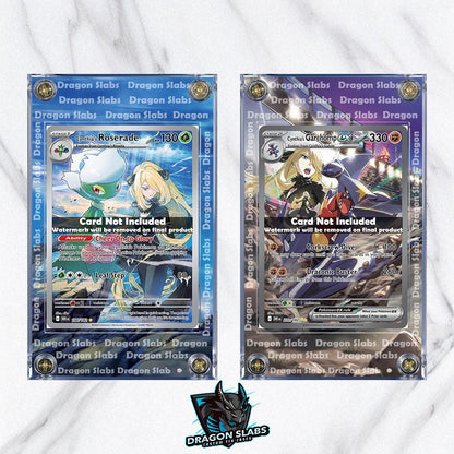 x2 Pokemon Cynthia's Garchomp EX 232 Roserade Destined Rivals Extended Art Case