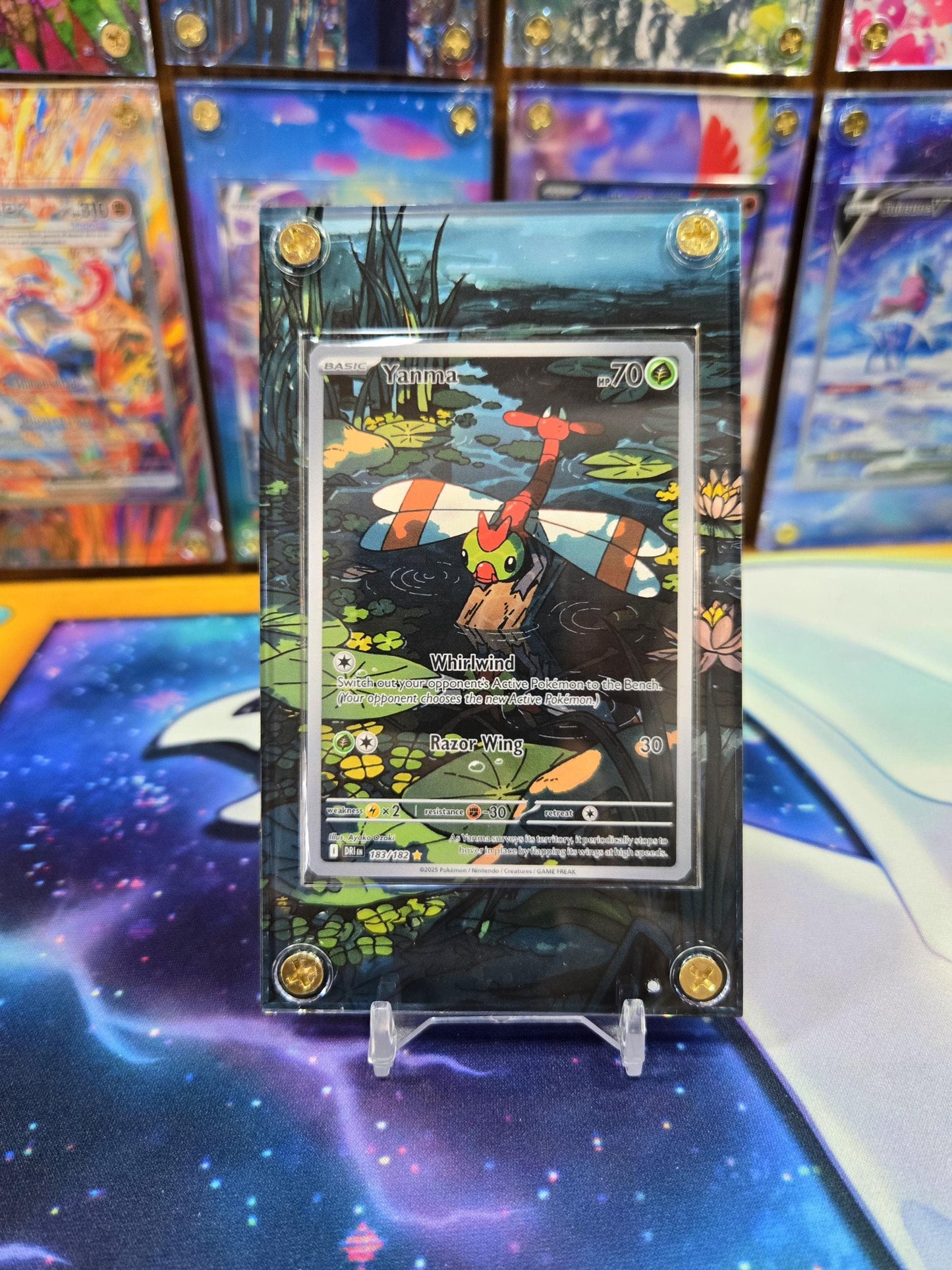 Pokemon Yanma 183/182 Destined Rivals Extended Art Custom Case