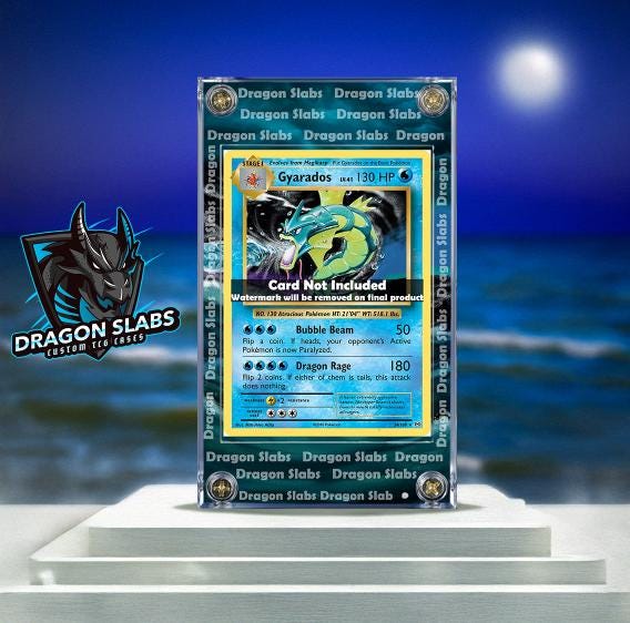 Pokemon Gyarados Base Set Extended Artwork Case