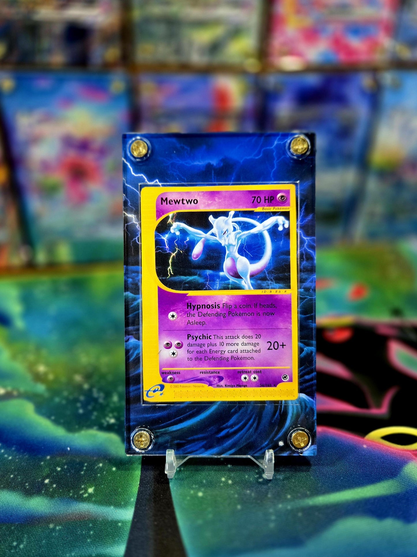 Pokemon Mewtwo 56/165 Expedition Base Extended Art Case