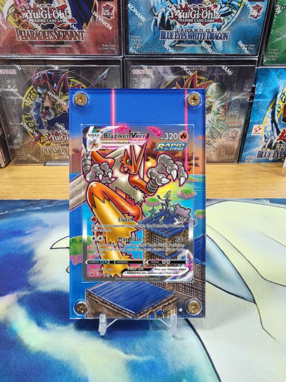 Pokemon Blaziken Vmax Chilling Reign 201/198 Extended Artwork Case