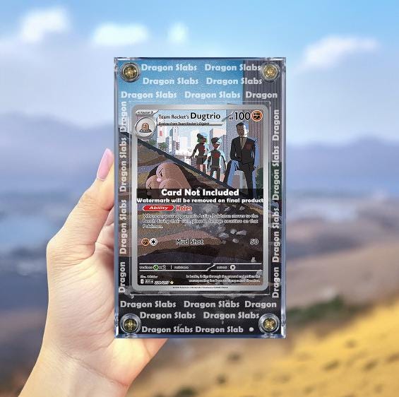 Pokemon Team Rocket's Dugtrio 239/217 IR Ascended Heroes Extended Artwork Case